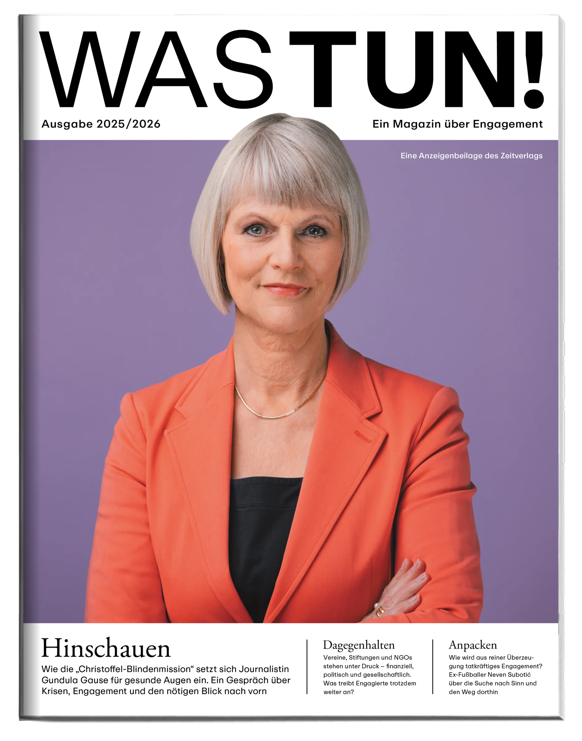 Titelseite des WAS TUN! Magazins 2025/2026